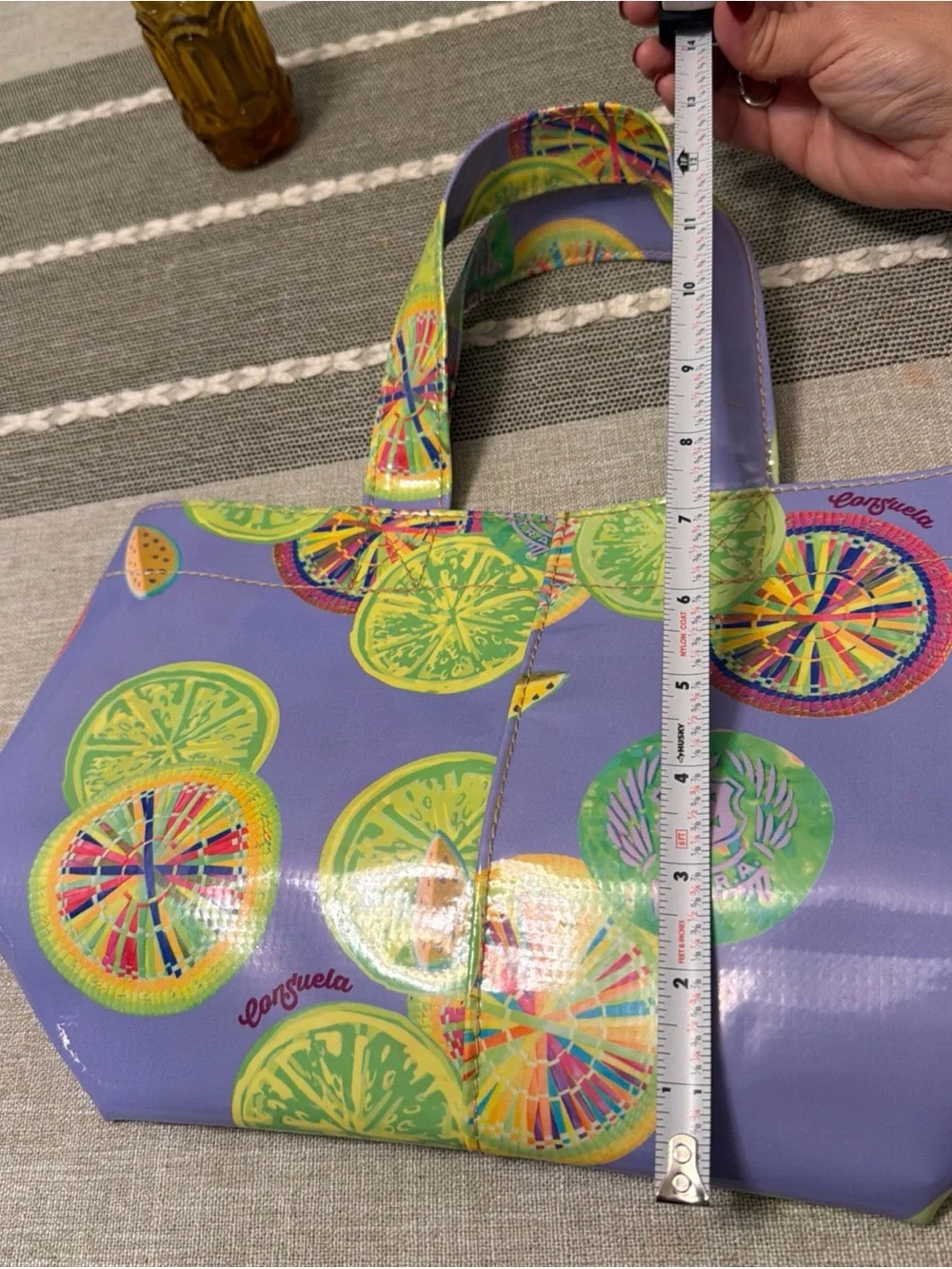 Consuela Purple Sandy Citrus Mini Tote Grab N Go - Picture 7 of 9